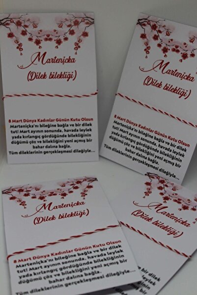 pijamaaskim 8 Mart Dünya Kadınlar Günü / Marteniçka Bileklik - Dilek Bilekliğ...
