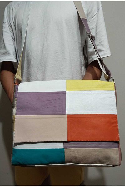 atter Geantă unisex din piele naturală - 28cm x 35cm