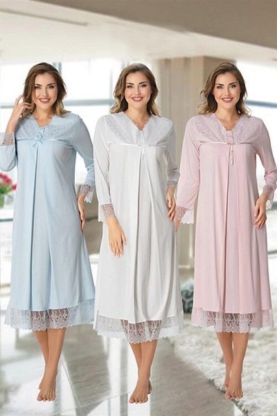 Effort Pijama Freya Effort Maternity Pregnant Lace Nightgown