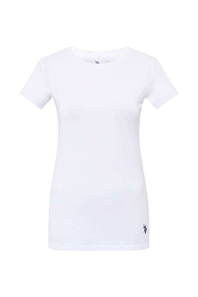 U.S. Polo Assn. Η.Π.Α. Polo Assn. Γυναικείο κοντομάνικο μπλουζάκι με στρογγυλή λαιμόκοψη 6.ZE.6.T.00.A.2