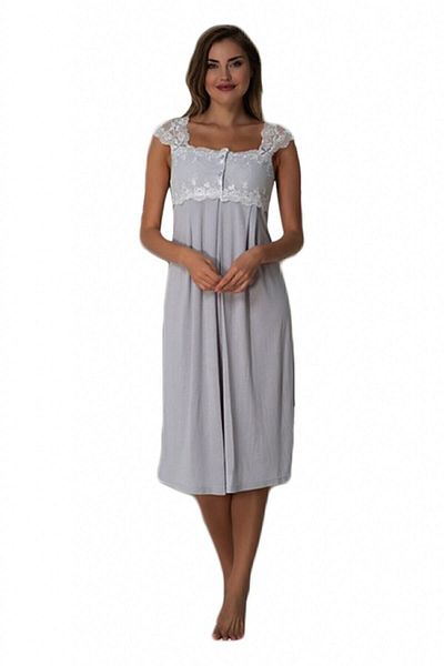 Effort Pijama Effort Grey νυχτικό εγκυμοσύνης 2304