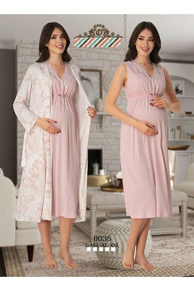 Effort Pijama Effortt Maternity Maternity Pajamas Nightgown Dressing Gown