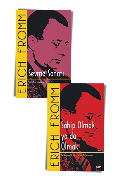 Say Yayınları Erich Fromm Seti (2 Kitap) Sevme Sanatı, Sahip Olmak ya da Omak...