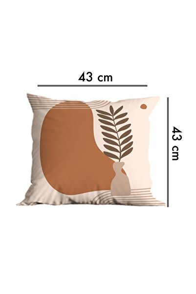 Belle Benoit Σετ 6 Πορτοκαλί Σχέδιο Διπλής Όψης εμπριμέ, Διακοσμητικό, Κάλυμμα μαξιλαριού καναπέ, Κάλυμμα μαξιλαριού ριχτάρι