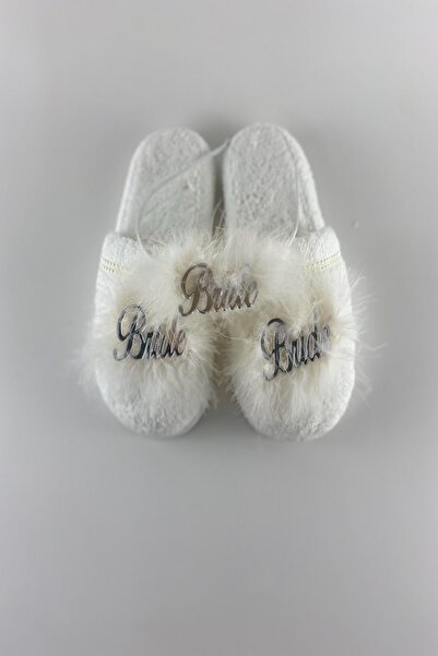 ByLohusa Effortt Ecru Bride تاج الأمومة والنعال