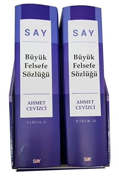 Say Yayınları Say Büyük Felsefe Sözlüğü (2 Cilt Takım) - Ahmet Cevizci 978605...