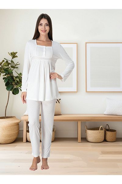 ByLohusa Effortt Pink Maternity Pajama Set