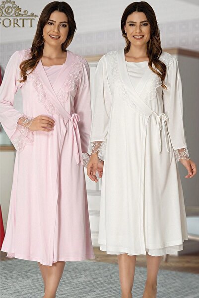 Effort Pijama Rochie pentru femei gravidă Effort roz