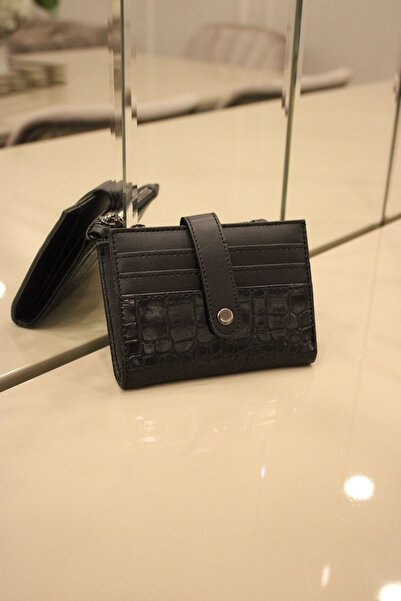 Molie Черен разделен дамски портфейл