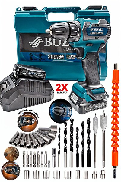 PROXTECH Çelik Mandren 999vfx Premium Kalite Kömürsüz Motor Darbeli Şarjlı Ma...