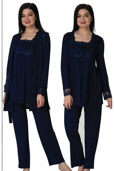 Effort Pijama Σετ πιτζάμες Zerre Baby Maternity μακρυμάνικο 3 τεμαχίων
