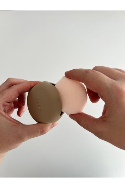 Mamastuff Silicone Makeup Puff Case - Light Brown