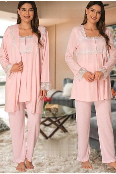 Effort Pijama طقم بيجامة للحوامل باللون الوردي من Effort 2401