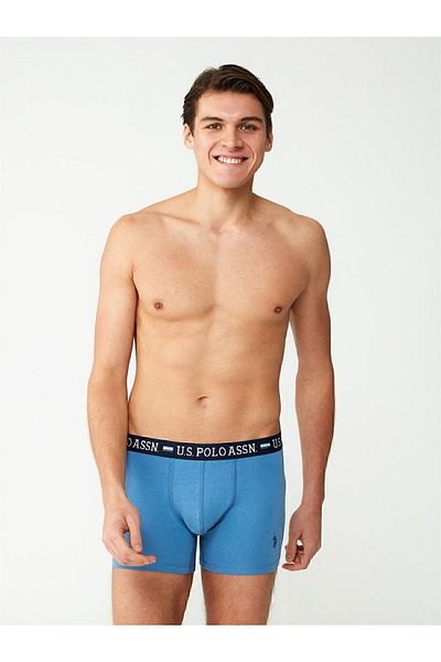 U.S. Polo Assn. БАЗА. Поло Асоциация 80487 Мъжки боксерки с щампа USPA, комплект от 2 бр.
