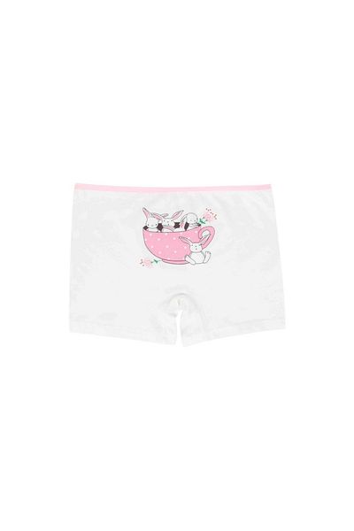 EQRU Girl's 5-Piece Cute Rabbit Pattern Boxer Set
