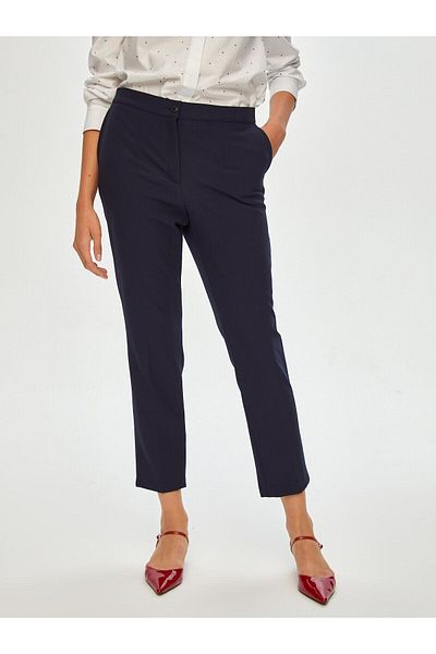 Faik Sönmez Back Belt Elastic Slim Fit Trousers 00088
