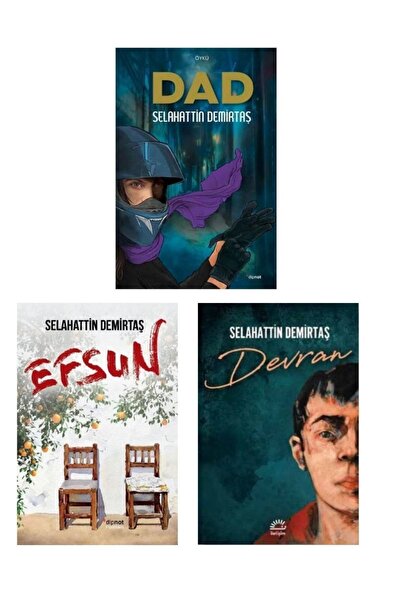 Dipnot Yayınları Selahattin Demirtaş Kitap Seti - Dad - Efsun - Devran