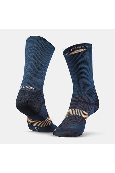 Decathlon Чорапи за туризъм - 2 чифта - Дълги - Тъмносини - Hike 520