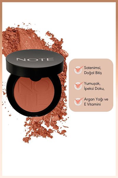 NOTE 05 Desert Rose - Luminous Silk Compact Blusher Powder Blush