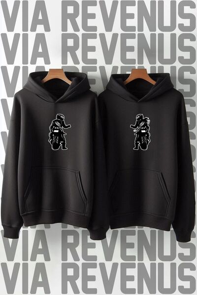 Vordevia Φούτερ με στάμπα Biker Valentine's Oversize