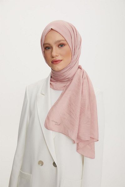 Armine Trend Işıl Shawl 4 - Βαμβακερό - Ats4isl-469 - Ανοιχτό ροζ