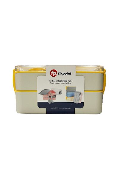 FixPoint Feeding Tin P-1988 Plastic Double Deck 900 ml (1 Pc)