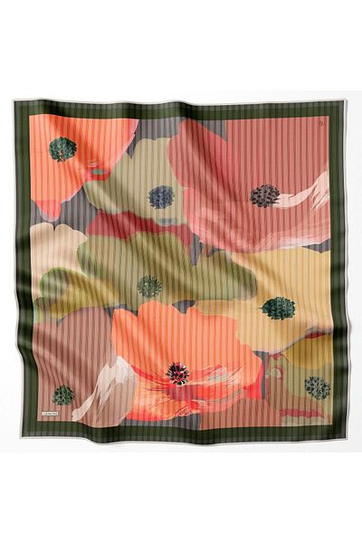 Armine 2024 Summer Season Silk Scarf - 9145D-34 - Tivil