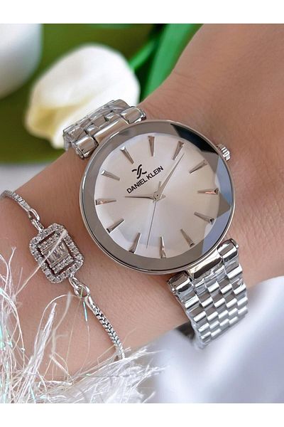 Daniel Klein Elite Series Steel Non-Tarnish Cord 30 m Water Resistant Women's Wristwatch + Bracelet