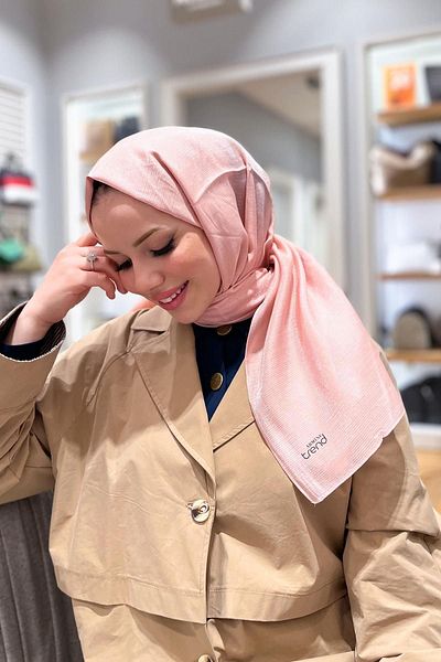 Armine Trend Sparkle Shawl 2 - ATS2PR-23031 - Ανοιχτό ροζ