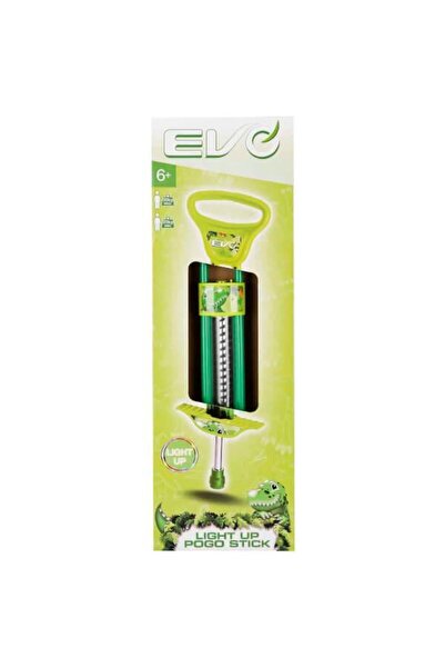 Sunman Evo Işıklı Dinozor Desenli Pogo Stick