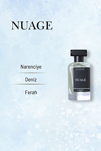 ILLUSIONE FRAGRANCE Nuage Edp Erkek Seyahat Boy Parfüm 10ml | Narenciye-marin-fresh | Deniz, Bergamot, Narenciye, Amber