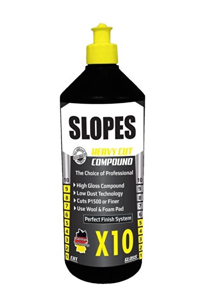 slopes X10 Agresif Çizik Çıkarıcı Pasta 1lt