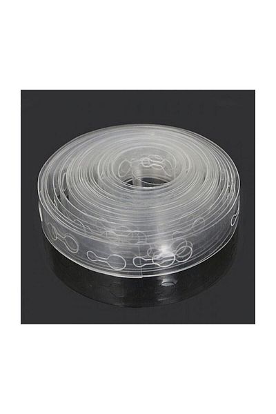 HKNYS 50 Black Pastel Balloon Chains with Gift - Helium Compatible