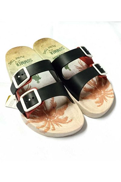 GEZER Anatomical Sole - Adjustable Buckle Beach, Pool, Balcony and Terrace Bathroom Home and Street Slippers