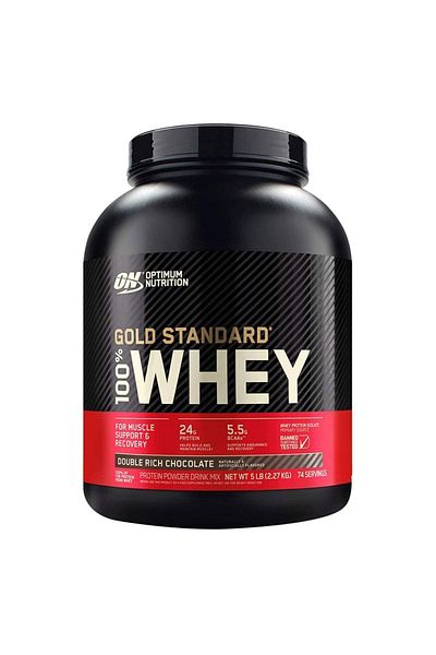 Optimum Nutrition Optimum Gold Standard Whey Protein Powder 2273 Gr Double Rich Chocolate