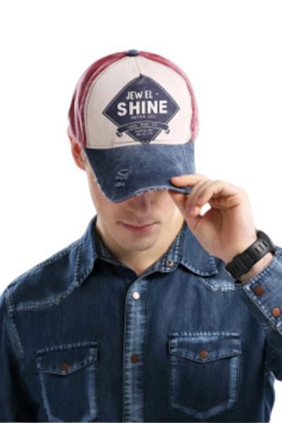 3D Palarie vintage unisex bleumarin Jewel Shine Baseball