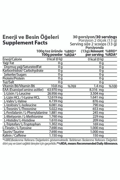 Hardline Amino9 Eaa Nrgy - Green Apple and Lemon