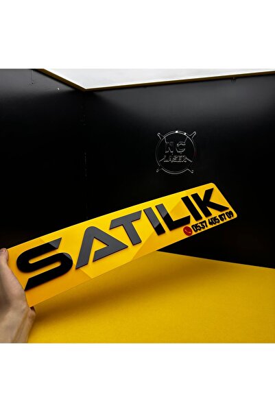 NCLASER MARKING Satılık Yazısı Dekor Plaka