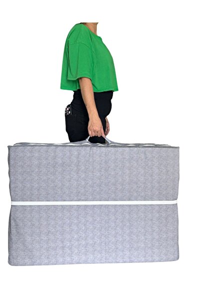 Vip Home Concept Katlanır Yer Yatağı Ve Tek Kişilik Sünger Katlanır Minder Yatak 90X190X10 CM-GRİ