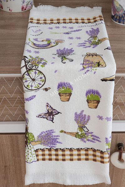 Meslina Prosop de bucătărie cu imprimeu lavandă 40x60 cm - cârpă pentru uscare și prosoape pentru mâini și față