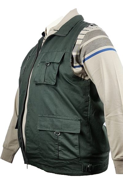 Lifeguard Plus Size Cotton Safari Vest