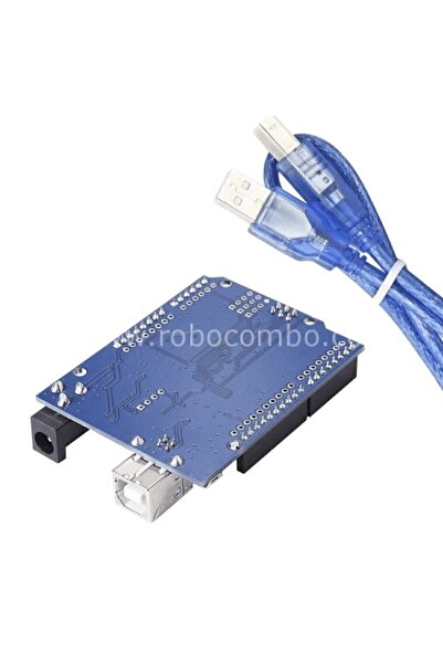 Robocombo Arduino Uno R3 (klon - Ch340 Usb Çip - Usb Kablo Hediye)