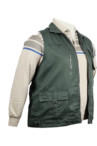 Lifeguard Plus Size Cotton Safari Vest