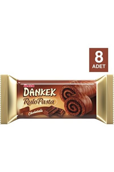 Ülker Dankek Rulo Pasta 235gr Çikolatalı 8 Adet Dankek Rulo