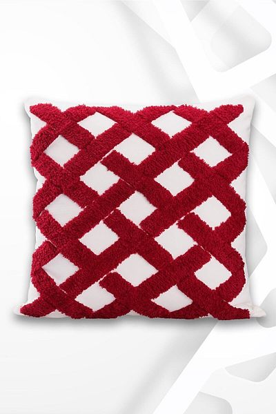 ÖZENEV Punch Design Husă de pernă decorativă cu model boem 45x45 cm Poncho etnic autentic