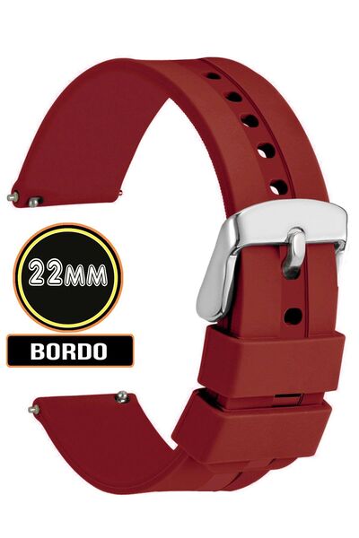 Trendburada ساعة هواوي جي تي برو 46 ملم - حزام سيليكون سامسونج جير S3 22 ملم KNL