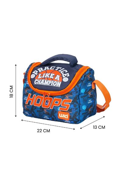 Wia Basketball Thermos Lunchbox Navy Blue