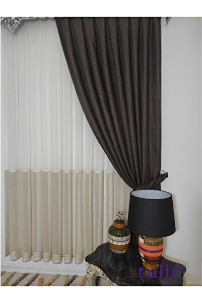 Vinaldi Haliç Etekli Bantlı Tül