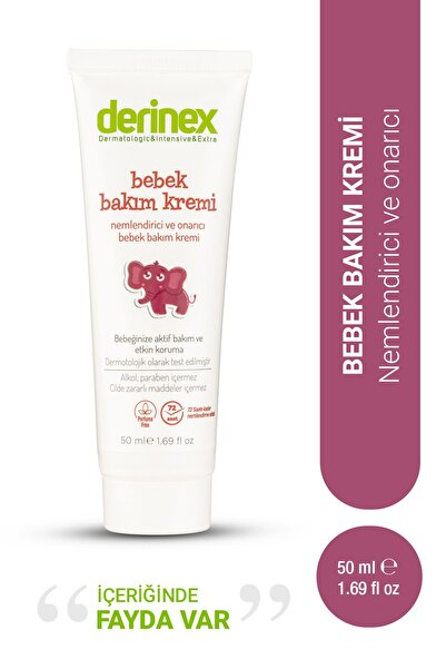 derinex Bebek Cilt Bakım Kremi - Besleyici, Onarıcı, Nemlendirici
