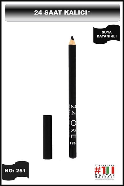 Deborah 24Ore Black Eye Pencil - No: 251